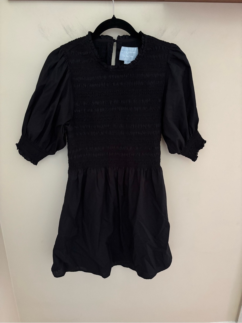Hill House Vivi Nap Dress in black cotton M - Picture 5 of 8